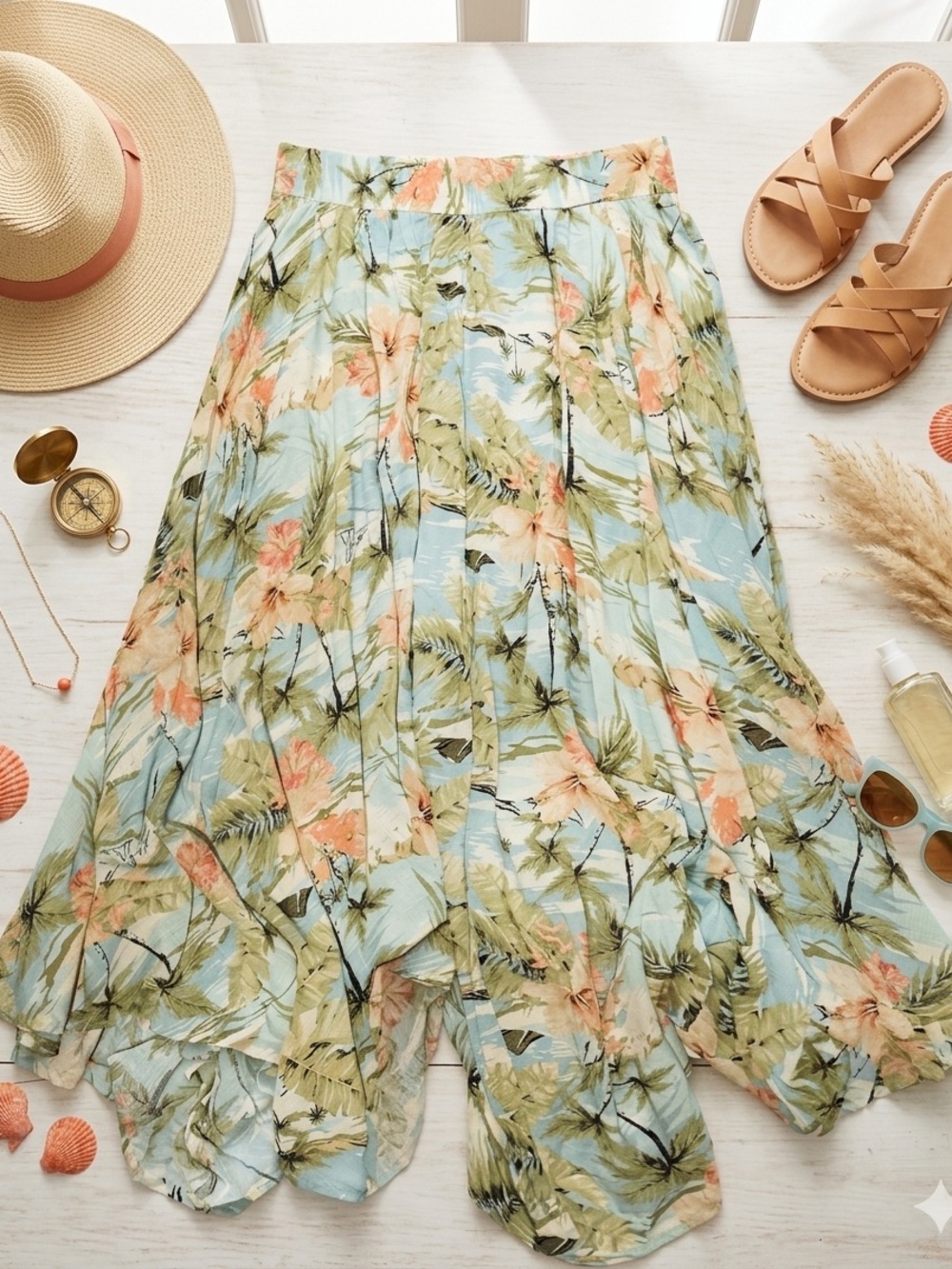 O'Neill Marnie Curved Hem Maxi Skirt